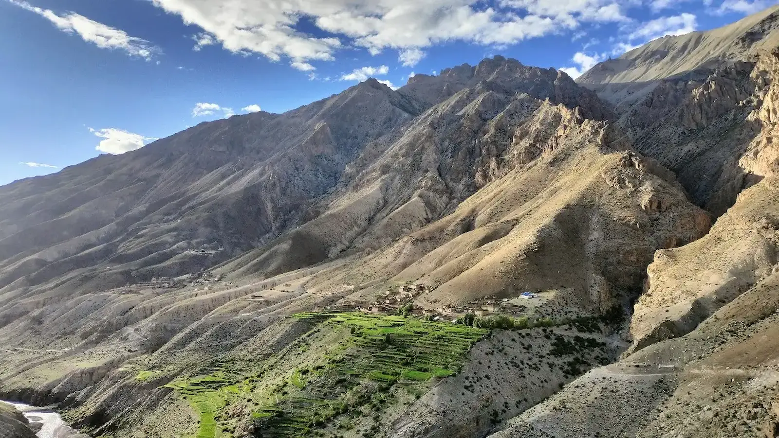 Nyisal Village from another mountain.